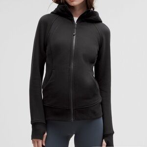 lululemon athletica Black Scuba Full-Zip Hoodie